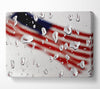 American Flag Droplet Canvas Wall Art
