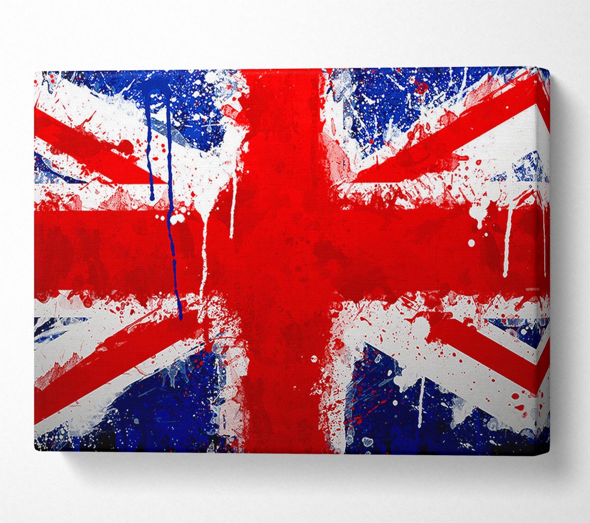 Uk Flag Canvas Wall Art