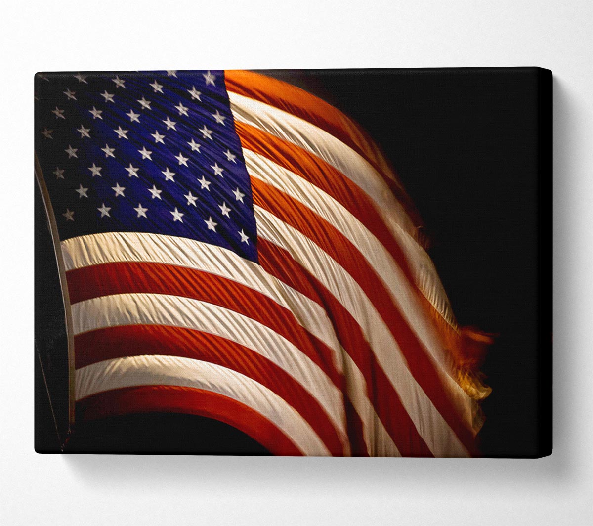 Flag Of America Canvas Wall Art