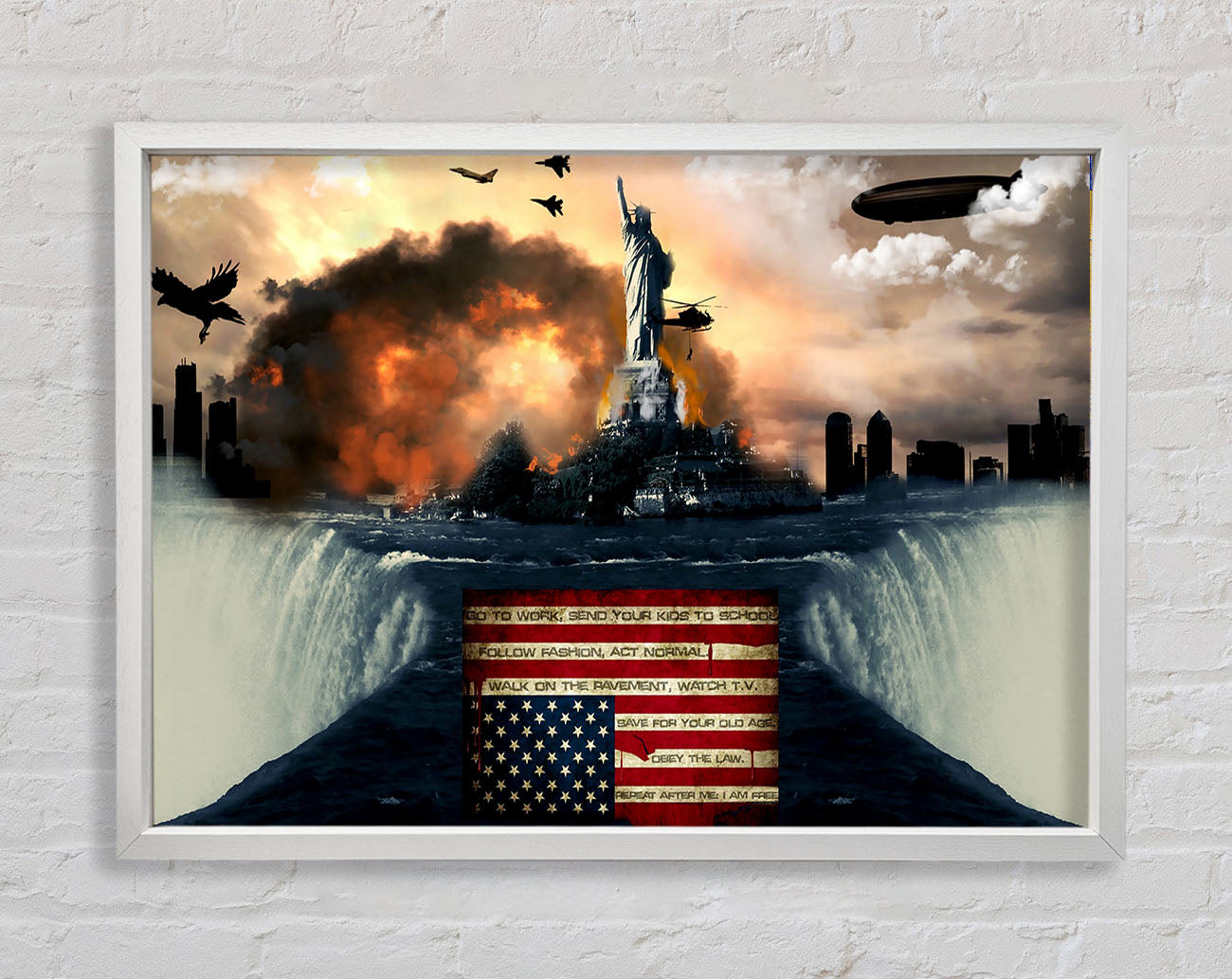 American Liberty Framed Wall Art