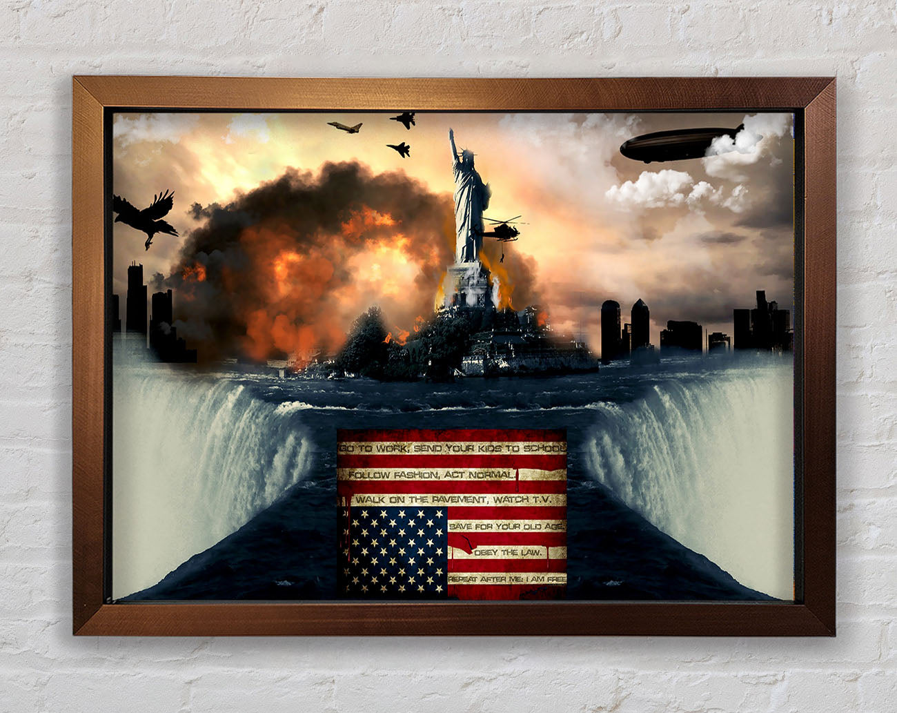 American Liberty Framed Wall Art