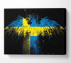 Swedish Flag Eagle Canvas Wall Art