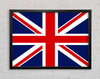 British Straight Flag Framed Wall Art