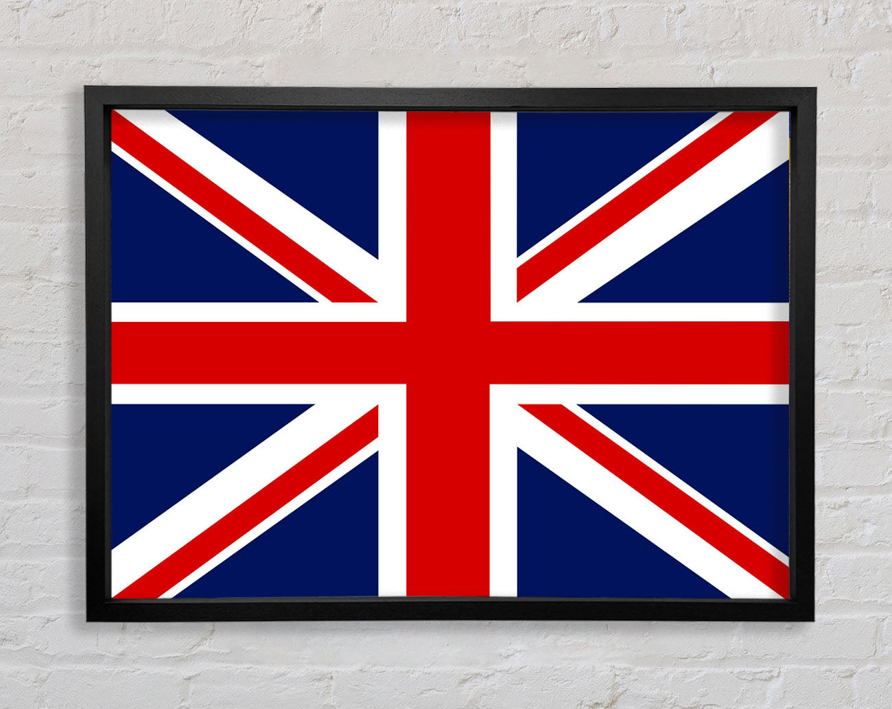 British Straight Flag Framed Wall Art