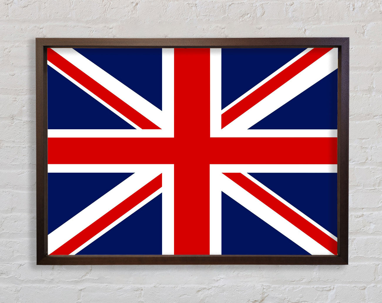 British Straight Flag Framed Wall Art