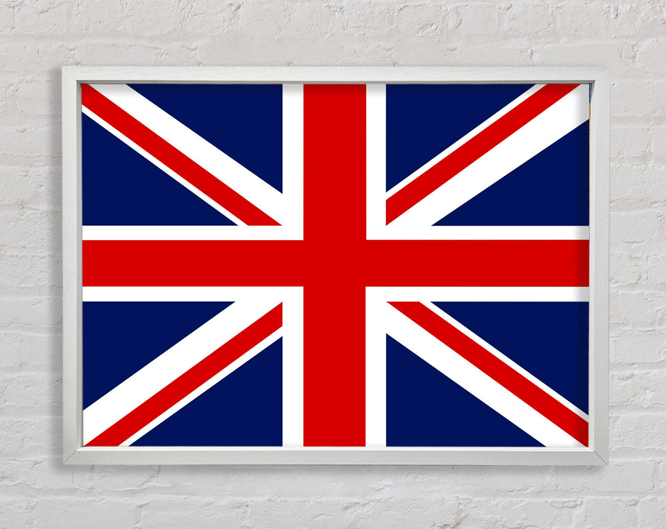British Straight Flag Framed Wall Art