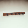 70CM RECLAIMED WOODEN 5 HOOK WALL HANGER