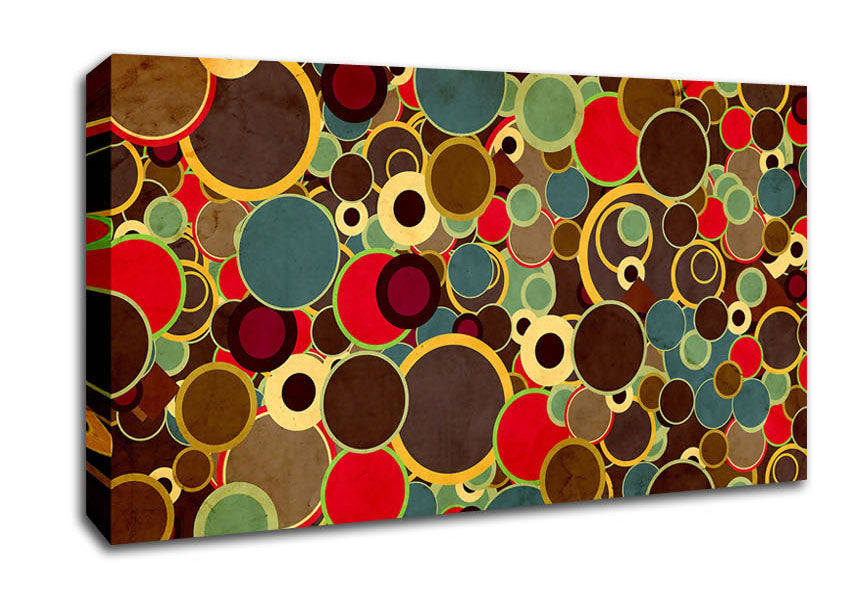 70S Design Canvas Wall Art