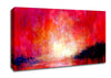 Abstract Pink River Canvas Wall Art