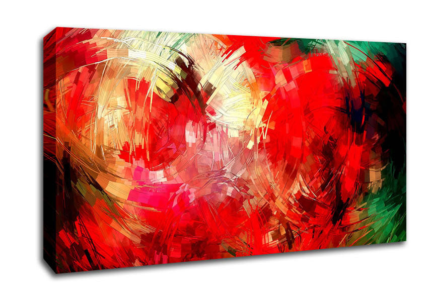 Abstract Swirl Design Canvas Wall Art