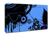 Melting Circles Canvas Wall Art