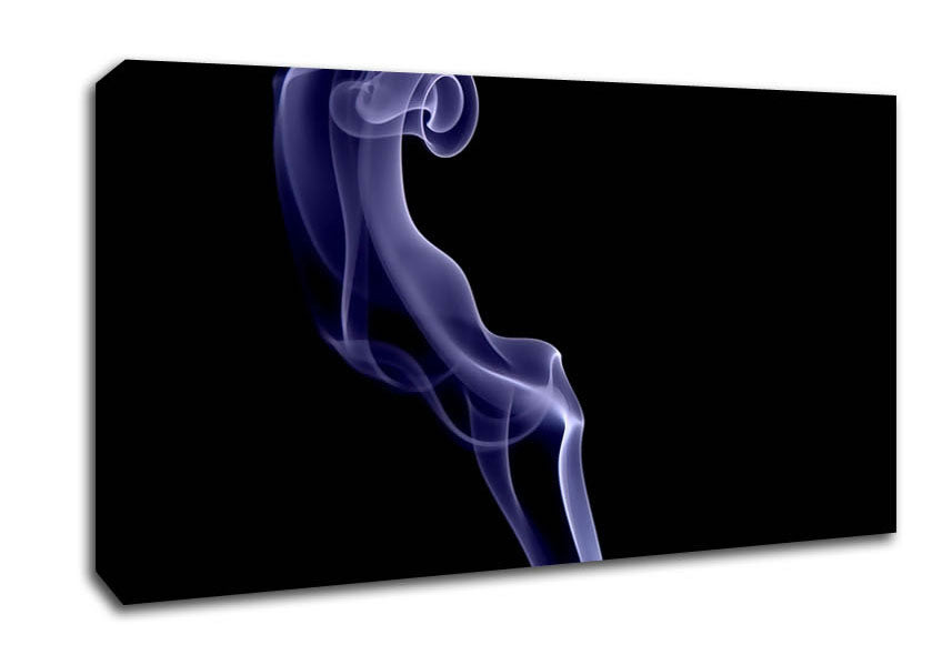 Black Smoke Canvas Wall Art
