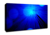 Blue Spot Lights Canvas Wall Art