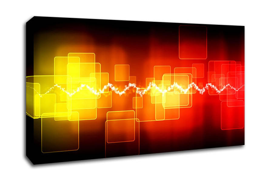Colorful Squares 4 Canvas Wall Art
