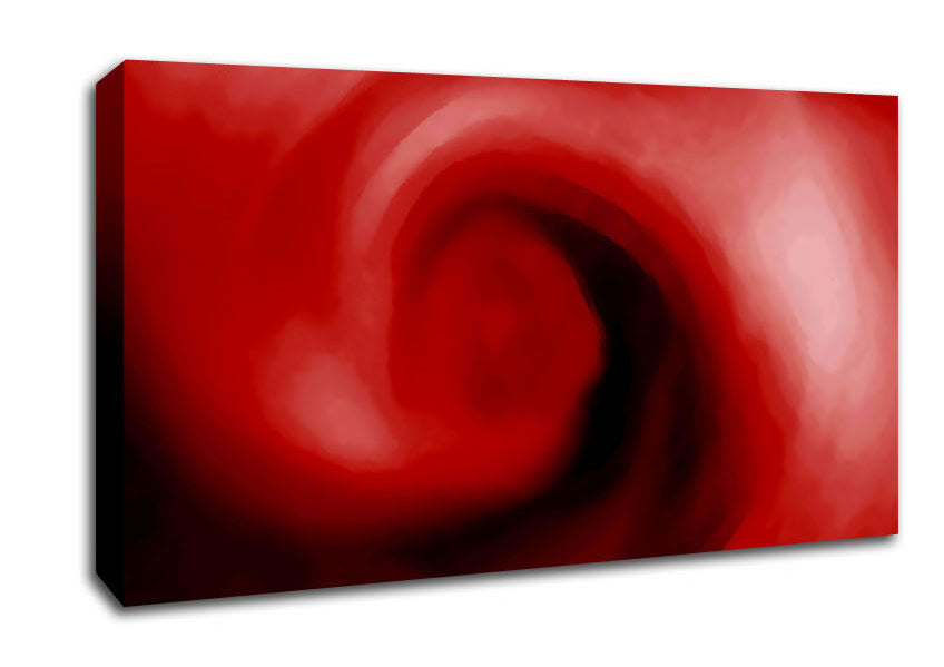 Hurricane Red Canvas Wall Art