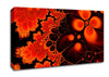 Hydrolysis Dream Red Orange Canvas Wall Art