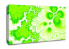 Hydrolysis Dream Lime Green Canvas Wall Art