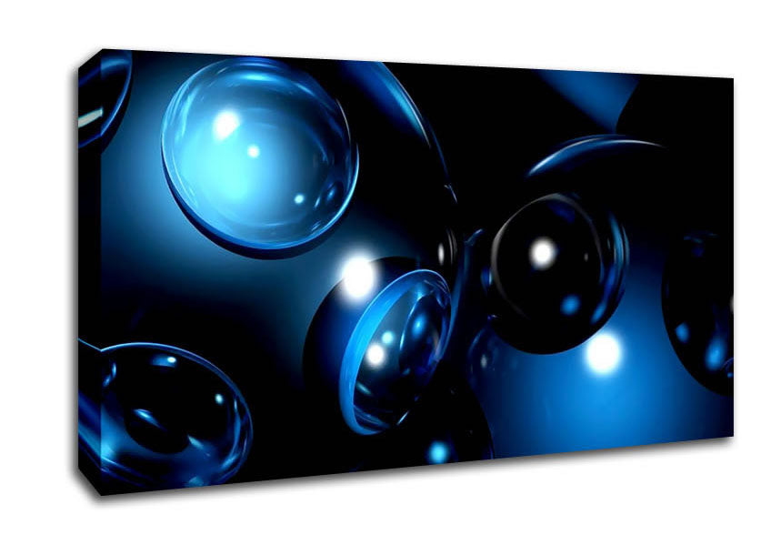 Ice Blue Canvas Wall Art