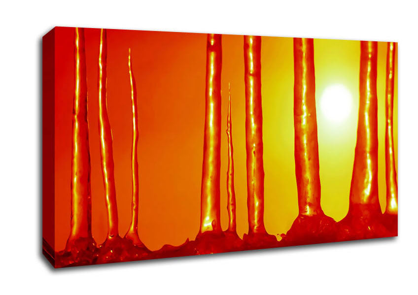 Icecap Sun Canvas Wall Art