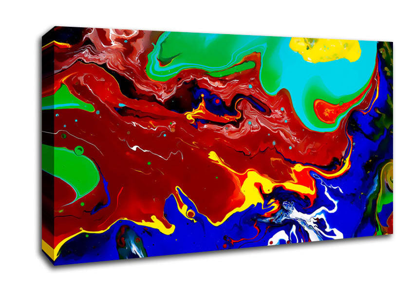 Infusion Of Colour Canvas Wall Art