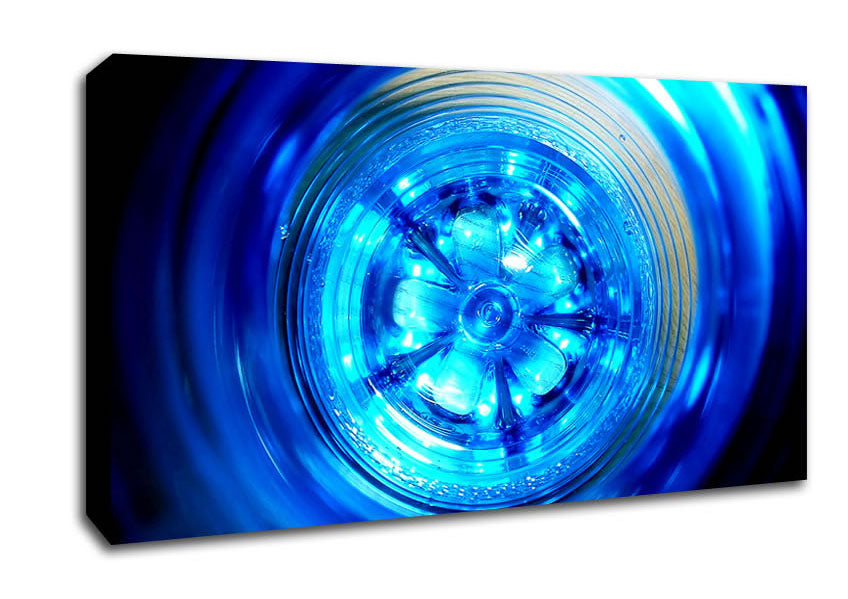 Intense Blue Canvas Wall Art
