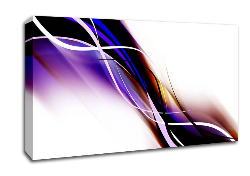 Intertwined Colours Canvas Wall Art