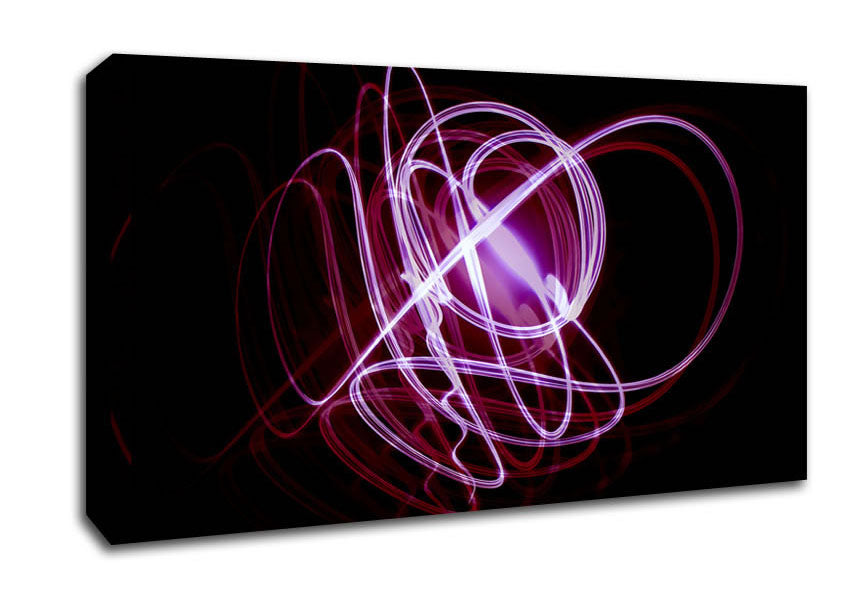 Laser Beams Canvas Wall Art