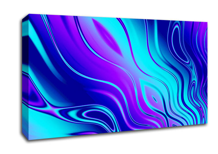 Lava Lamp Liquid Canvas Wall Art