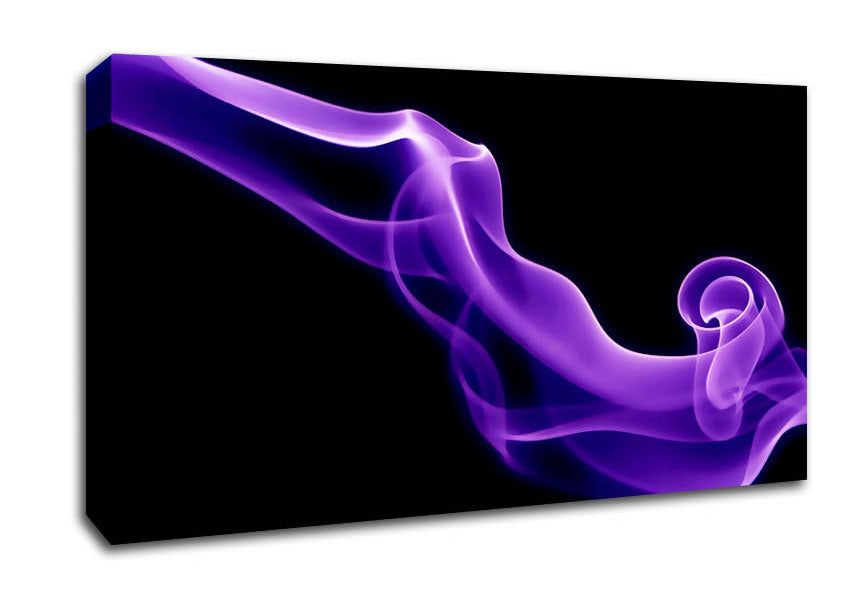Lilac Purple Smoke Canvas Wall Art