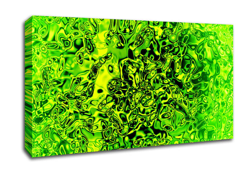 Lime Fizz Canvas Wall Art
