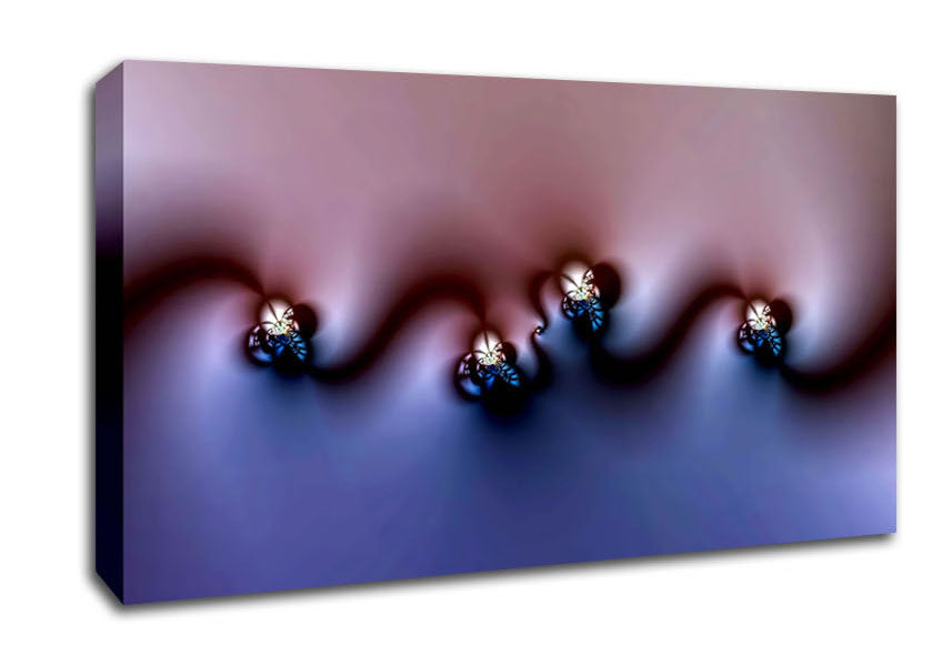 Liquid Diamond Canvas Wall Art