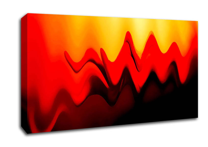 Liquid Fire Canvas Wall Art
