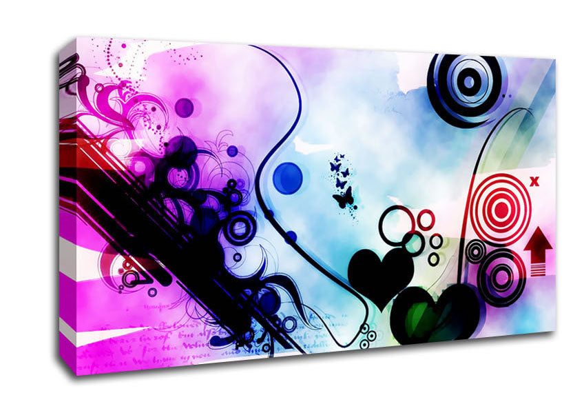 Love Is In The Air Canvas Wall Art