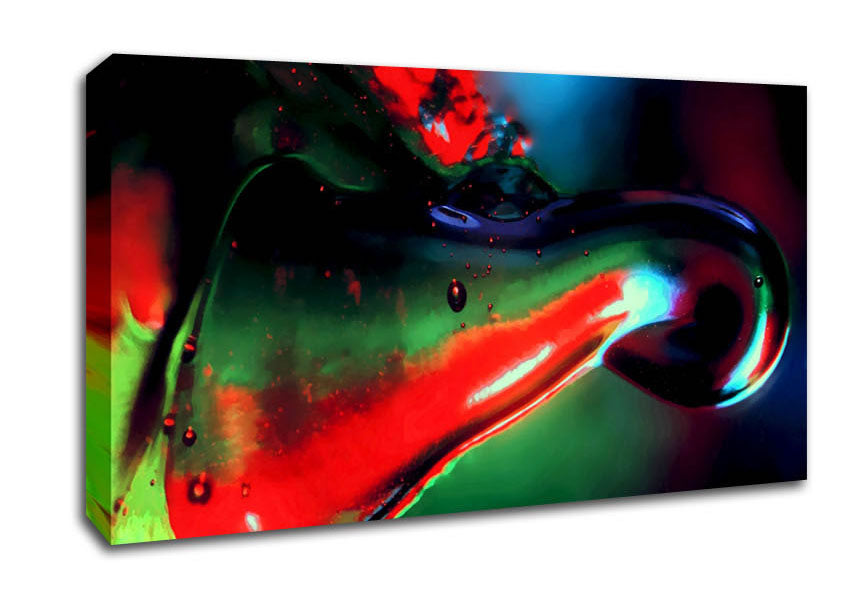Melting Colours Canvas Wall Art