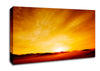 Misty Morning Sunrise Canvas Wall Art