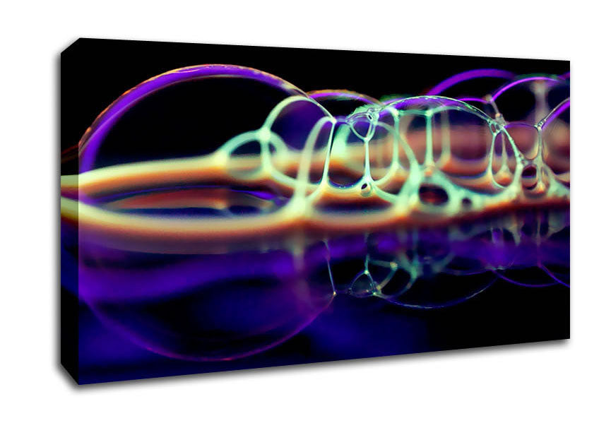Oil Bubbles Canvas Wall Art