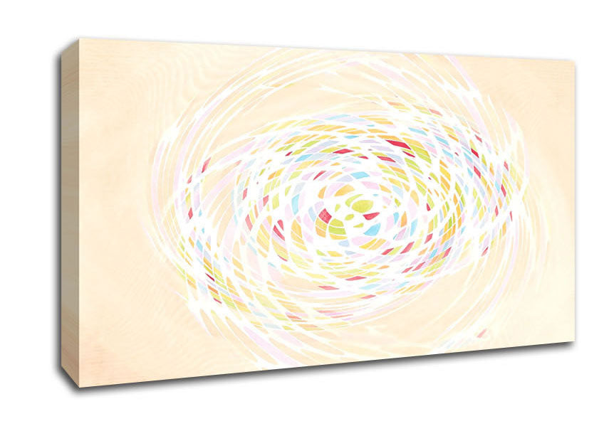 Pastel Swirl Canvas Wall Art