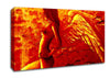 Orange Angel Wings Canvas Wall Art