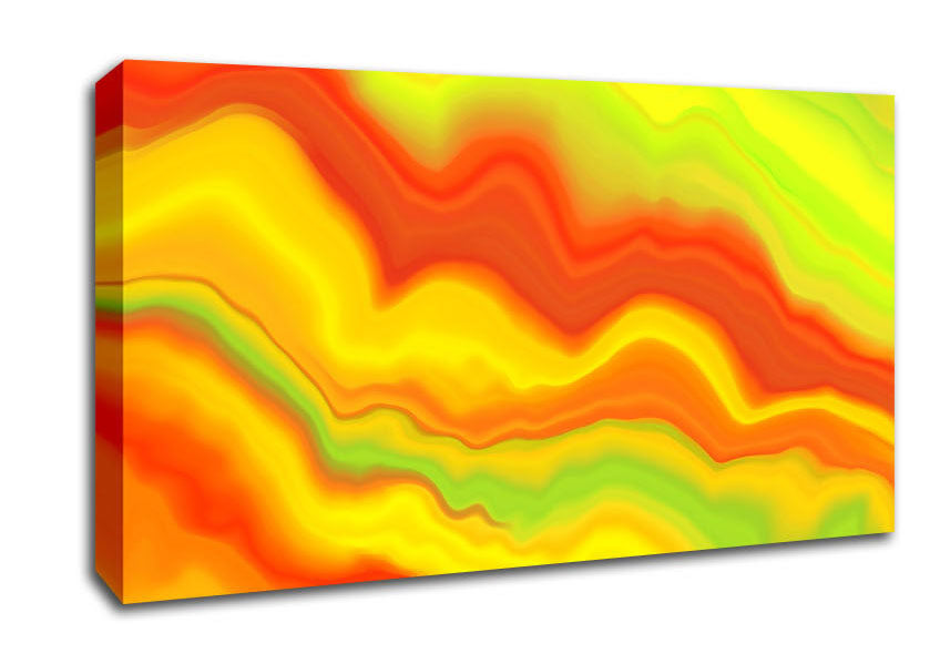 Paint Waves Canvas Wall Art