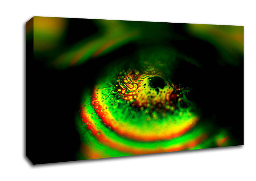 Piercing Green Canvas Wall Art
