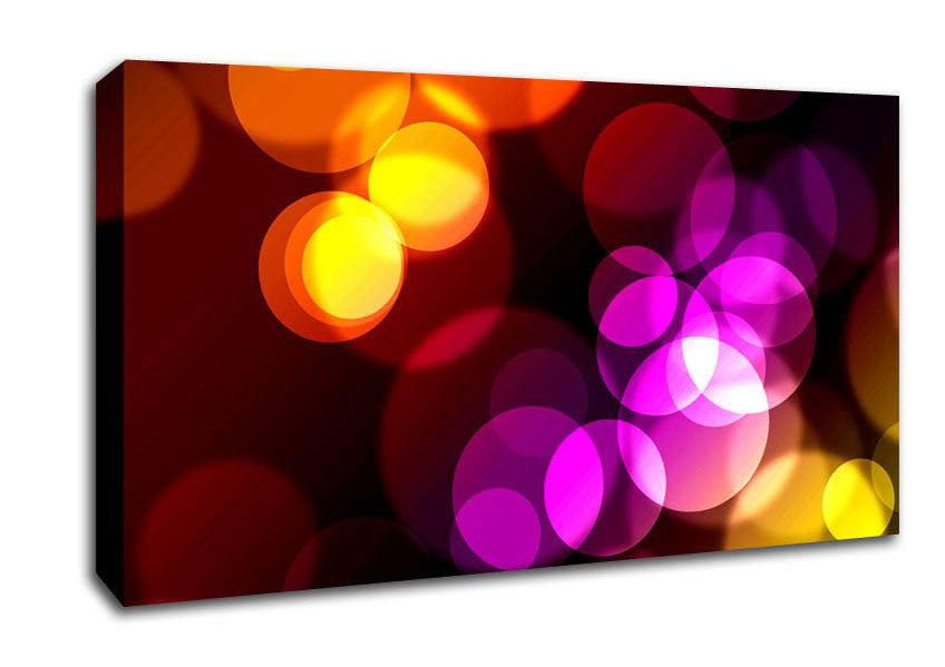 Psychedelic Spotlights Canvas Wall Art