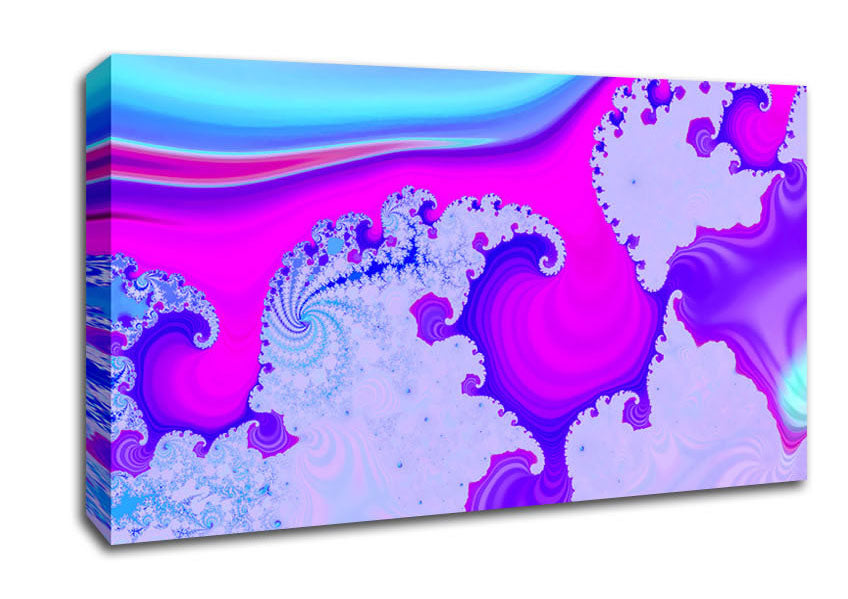 Psychedelic Wave Canvas Wall Art