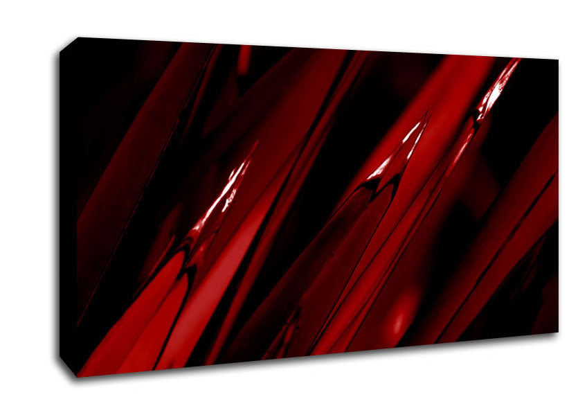 Red Broken Dream Canvas Wall Art
