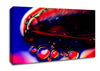 Red Liquid Drops Canvas Wall Art