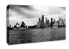 Australia Sydney River View B n W Canvas Wall Art