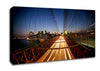 Brooklyn Bridge To New York City Canvas Wall Art