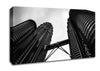 Petronas Towers Kuala Lumpur B n W Canvas Wall Art
