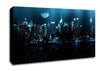New York City Blue Moon Nights Canvas Wall Art