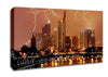 City Lightning Bolts Canvas Wall Art