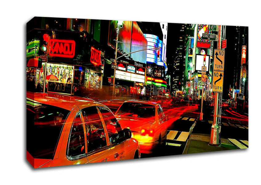 New York City Lights Canvas Wall Art